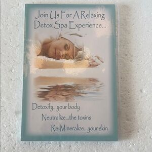Relaxing Detox Spa Experience postcard invitations